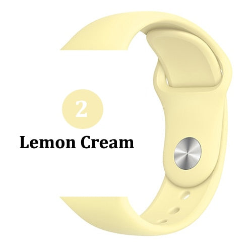 Strap for Apple watch band 44mm 40mm 42mm 38mm correa iwatch 5 4 3 2 sport silicone bracelet pulseira Apple watch 4 accessories