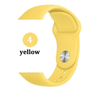 Strap for Apple watch band 44mm 40mm 42mm 38mm correa iwatch 5 4 3 2 sport silicone bracelet pulseira Apple watch 4 accessories