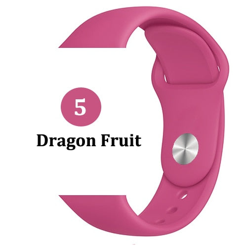 Strap for Apple watch band 44mm 40mm 42mm 38mm correa iwatch 5 4 3 2 sport silicone bracelet pulseira Apple watch 4 accessories