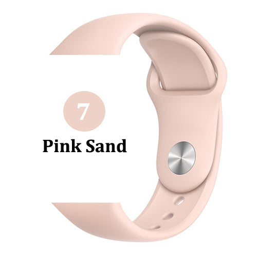 Strap for Apple watch band 44mm 40mm 42mm 38mm correa iwatch 5 4 3 2 sport silicone bracelet pulseira Apple watch 4 accessories