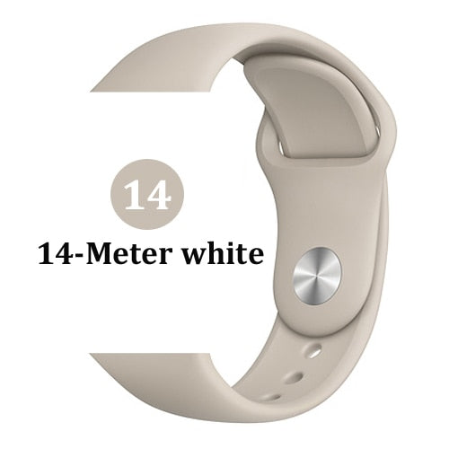 Strap for Apple watch band 44mm 40mm 42mm 38mm correa iwatch 5 4 3 2 sport silicone bracelet pulseira Apple watch 4 accessories