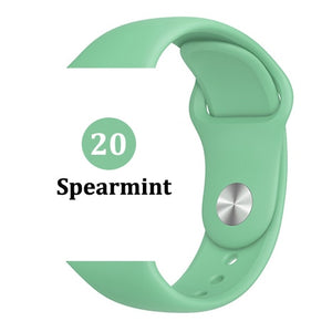 Strap for Apple watch band 44mm 40mm 42mm 38mm correa iwatch 5 4 3 2 sport silicone bracelet pulseira Apple watch 4 accessories