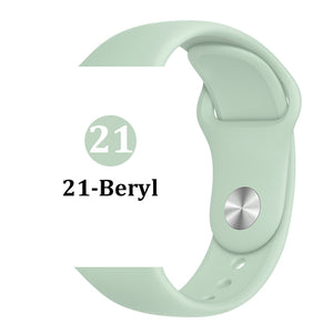 Strap for Apple watch band 44mm 40mm 42mm 38mm correa iwatch 5 4 3 2 sport silicone bracelet pulseira Apple watch 4 accessories