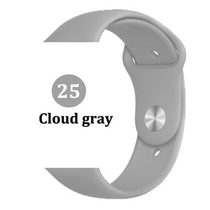 Strap for Apple watch band 44mm 40mm 42mm 38mm correa iwatch 5 4 3 2 sport silicone bracelet pulseira Apple watch 4 accessories