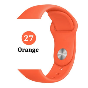 Strap for Apple watch band 44mm 40mm 42mm 38mm correa iwatch 5 4 3 2 sport silicone bracelet pulseira Apple watch 4 accessories