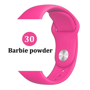 Strap for Apple watch band 44mm 40mm 42mm 38mm correa iwatch 5 4 3 2 sport silicone bracelet pulseira Apple watch 4 accessories
