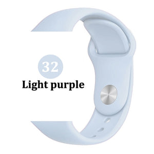 Strap for Apple watch band 44mm 40mm 42mm 38mm correa iwatch 5 4 3 2 sport silicone bracelet pulseira Apple watch 4 accessories