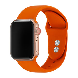 Band For Apple Watch Band 38mm 40mm 42mm 44mm Double Buckle Rubber Silicone IWatch Strap  For Apple Watch Series 4,3,2,1 81024