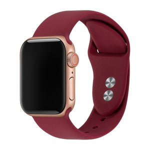 Band For Apple Watch Band 38mm 40mm 42mm 44mm Double Buckle Rubber Silicone IWatch Strap  For Apple Watch Series 4,3,2,1 81024