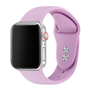 Band For Apple Watch Band 38mm 40mm 42mm 44mm Double Buckle Rubber Silicone IWatch Strap  For Apple Watch Series 4,3,2,1 81024