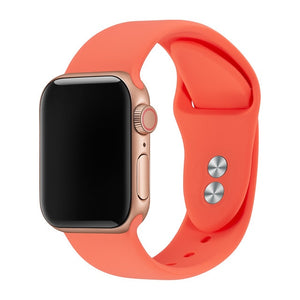 Band For Apple Watch Band 38mm 40mm 42mm 44mm Double Buckle Rubber Silicone IWatch Strap  For Apple Watch Series 4,3,2,1 81024